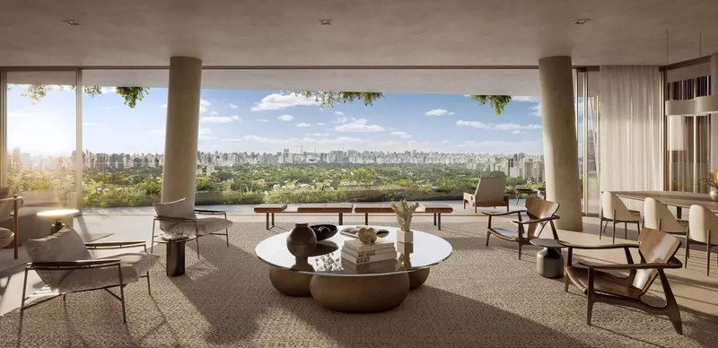 Interior no 280 Art Boulevard (decorado da construtora)