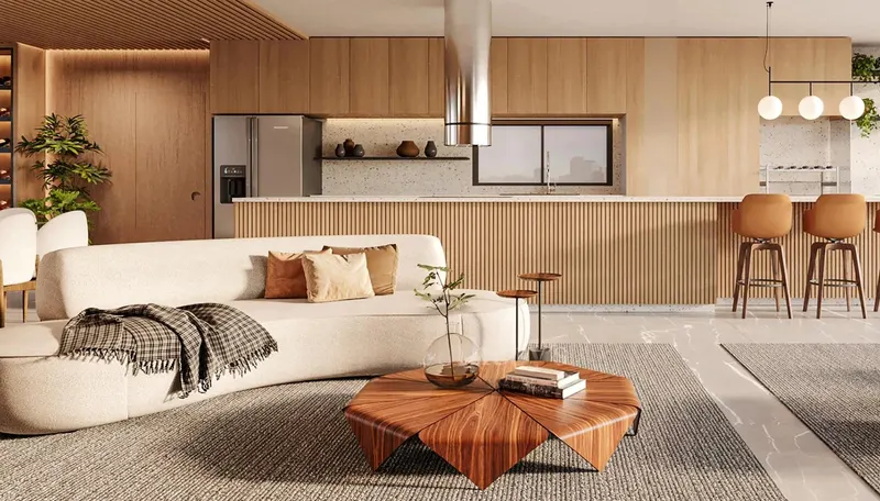 Interior no Baume Itaim (decorado da construtora)