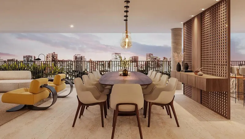 Interior no Baume Itaim (decorado da construtora)