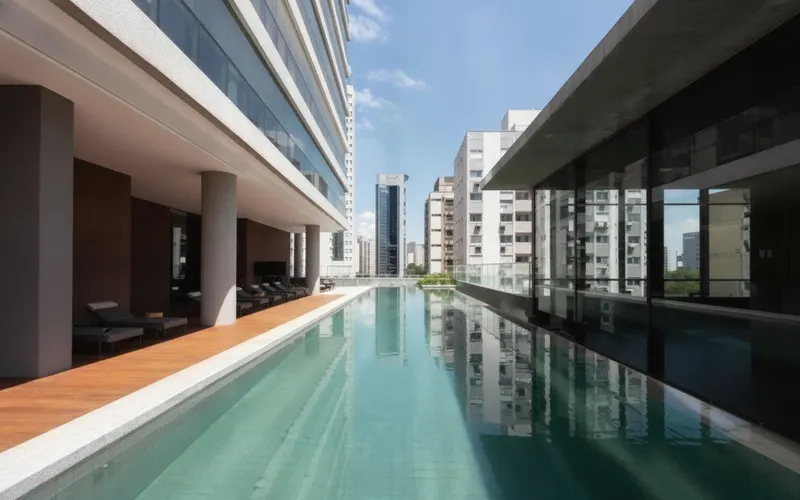 Áreas comuns do Fasano Residences Cidade Jardim