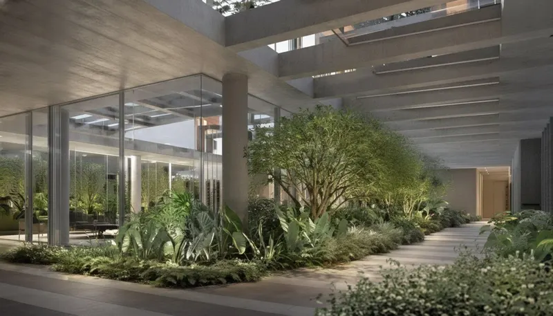 Áreas comuns do Helbor Jardins por Artefacto