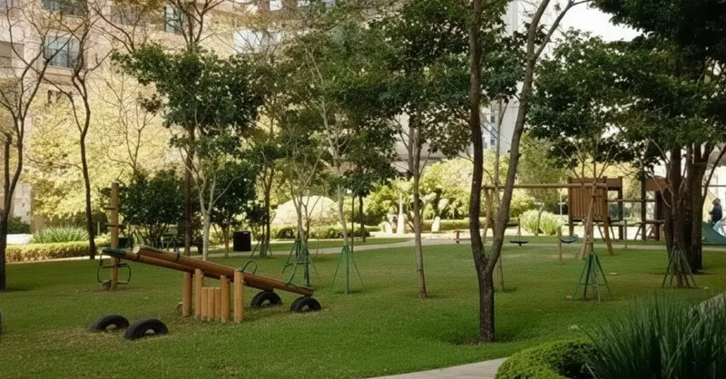 Áreas comuns do Parque Cidade Jardim